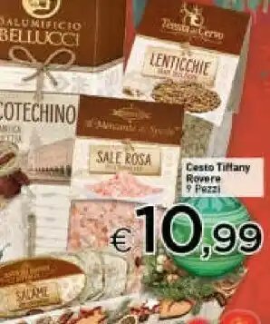 Rovere cesto tiffany