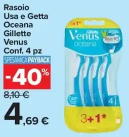 Carrefour Express Rasoio Usa e Getta Oceana Gillette Venus offerta