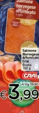 Crai Crai salmone norvegese offerta