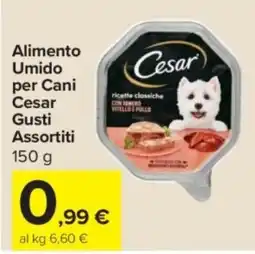 Carrefour Express Alimento Umido per Cani Cesar offerta