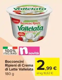 Carrefour Express Bocconcini Ripieni di Crema di Latte Vallelata offerta