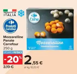 Carrefour Express Mozzarelline Panate Carrefour offerta