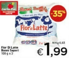 Crai Buoni sapori - fior di latte offerta