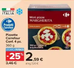 Carrefour Express Pizzette Carrefour offerta