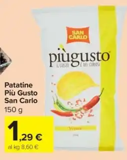 Carrefour Express Patatine Più Gusto San Carlo offerta