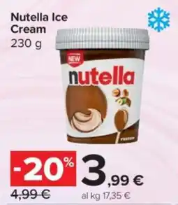 Carrefour Express Nutella Ice Cream offerta
