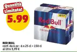 PENNY Red bull conf. da 6 pz offerta