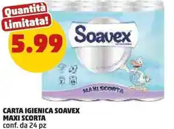 PENNY Carta igienica soavex maxi scorta conf. da 24 pz offerta