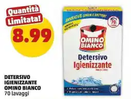 PENNY Detersivo igienizzante omino bianco 70 lavaggi offerta