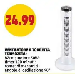 PENNY Ventilatore a torretta termozeta: offerta