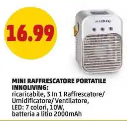 PENNY Mini raffrescatore portatile innoliving: offerta
