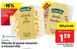Lidl Nonna Mia Chicche di patate classiche o tricolori XXL offerta