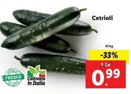 Lidl Cetrioli offerta