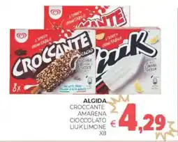 Eté Algida croccante amarena cioccolato liuk limone offerta