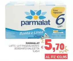 Eté Parmalat latte uht parzialmente scremato valigetta offerta