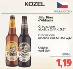 KOZEL Stile: Birre d'Abbazia