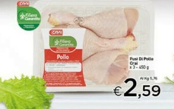 Crai Crai fusi di pollo offerta