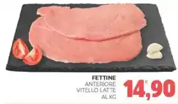 Eté Fettine anteriore vitello latte offerta