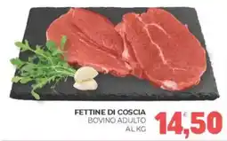 Eté Fettine di coscia bovino adulto offerta