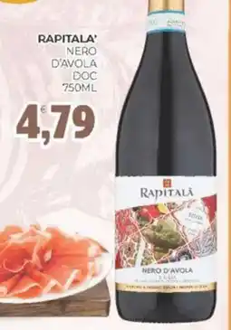 Eté Rapitala' nero d'avola doc offerta