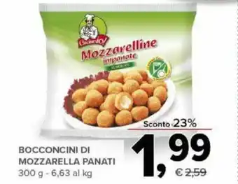 Todis Bocconcini Di Mozzarella Panati 300g offerta