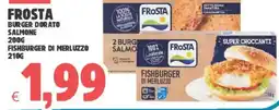 Frosta burger dorato salmone