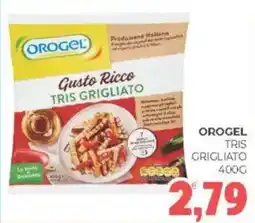 Orogel tris grigliato