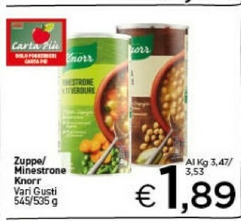Crai Minestrone di legumi 545 g(ml) offerta
