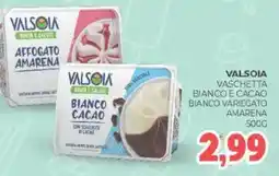Eté Valsoia vaschetta bianco e cacao bianco variegato amarena offerta