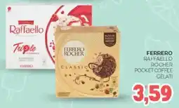 Eté Ferrero raffaello rocher pocket coffee gelati offerta