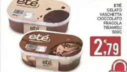 Eté Eté gelato vaschetta cioccolato fragola tiramisu offerta