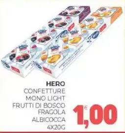 Eté Hero confetture mono light frutti di bosco fragola albicocca offerta