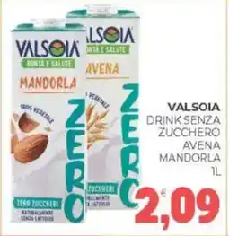 Eté Valsoia drink senza zucchero avena mandorla offerta