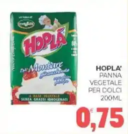 Eté Hopla' panna vegetale per dolci offerta