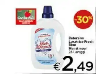 Crai Mon amour detersivo lavatrice fresh blue offerta