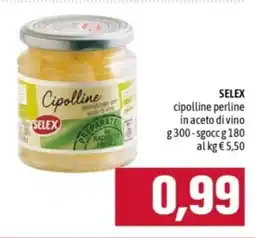 Famila SELEX cipolline perline in aceto di vino offerta