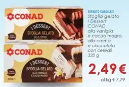 Conad Sfoglia gelato I Dessert CONAD offerta