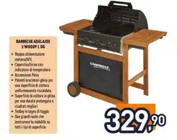 Unieuro CAMPINGAZ Barbecue adelaide 3 woody L DG offerta