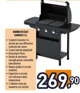 Unieuro CAMPINGAZ Barbecue gas compact 3L offerta
