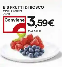 Coop Bis frutti di bosco offerta