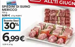 Coop Spiedini di suino MERICCO offerta