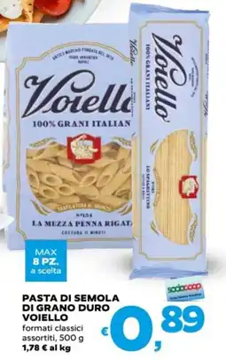Coop Unione Amiatina Pasta di semola di grano duro VOIELLO offerta