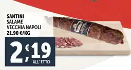 Deco Superstore Santini salame vecchia napoli offerta