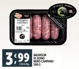 Deco Superstore LACIS Salsiccia di suino nero campano offerta