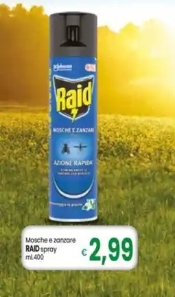 Famila Superstore Mosche e zanzare RAID spray offerta
