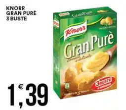 Vantaggio Cash&Carry Knorr gran pure 3 buste offerta