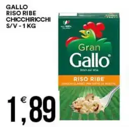 Vantaggio Cash&Carry Gallo riso ribe chicchiricchi S/V offerta