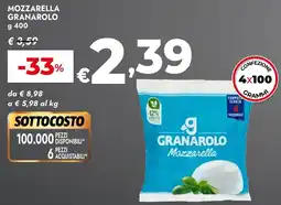 Bennet Mozzarella GRANAROLO offerta