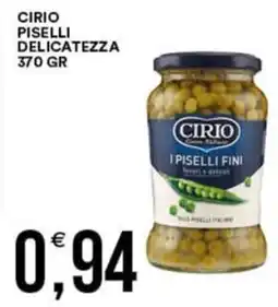 Vantaggio Cash&Carry Cirio piselli delicatezza offerta