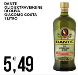 Vantaggio Cash&Carry Dante olio extravergine di oliva giacomo costa offerta